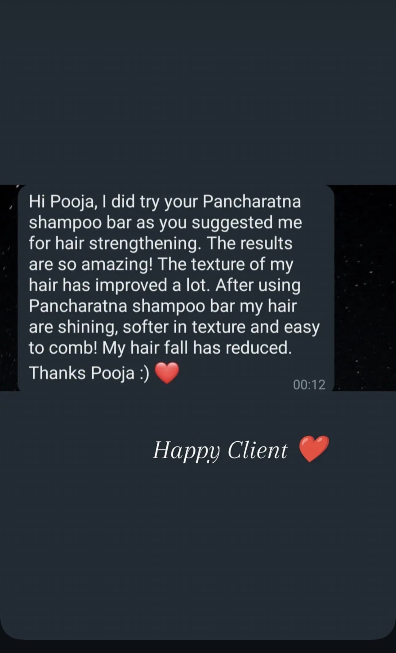 Customer testimonial 12