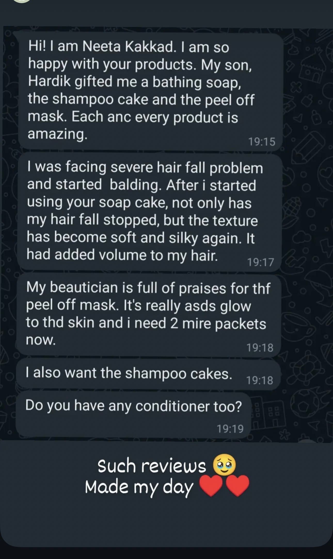 Customer testimonial 18