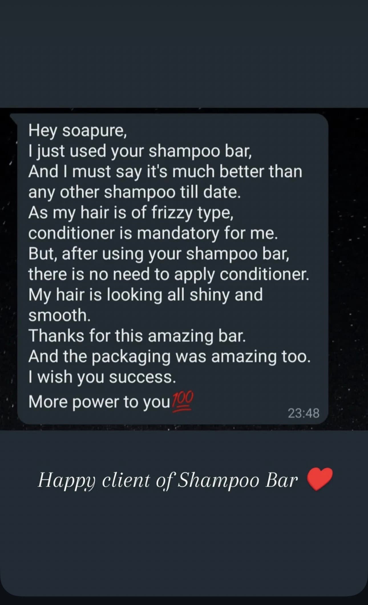 Customer testimonial 3